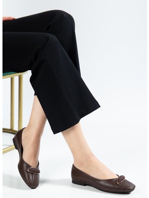 Suins Shoes Suins Fedor Model Toka Detaylı Kadın Babet Ayakkabı