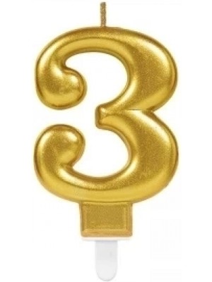 Marsilyan 3 Rakam Mum Gold Renk