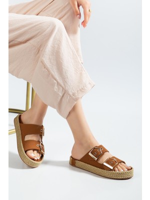 Suins Shoes Suins Losien Model Çift Bantlı Kadın Terlik
