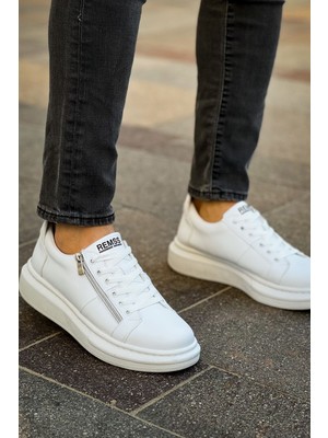 Chekich RS601 - Lüx Süet Erkek Ayakkabı Beyaz