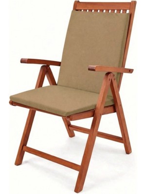 Gullfoss Kahve Bahçe Balkon Salon Sandalye Minderi (Arkalıklı)