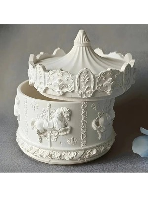 Genel Takı & Mücevher Kutusu 12X10 cm - Atlı Karınca Özel Tasarım Organizer