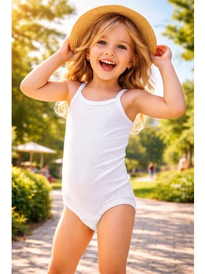 Almira Anne Bebek Pratik Bebek Askılı Body - Çıtçıtlı ve Yumuşak Kumaşlı