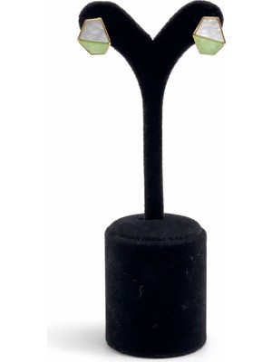 Pangu Lak Kaplama Akrilik Detaylı Geometrik Bijuteri Küpe