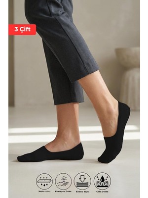 Rays 1109 3'lü Babet Çorap Siyah