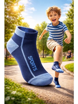 Almira Anne Bebek Erkek Çocuk Patik Çorap Renkli ve Rahat Beden Seçenekleri