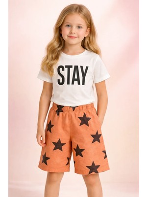 Almira Anne Bebek Kız Çocuk Spor Takım Yazlık Bahar Için Rahat ve Şık