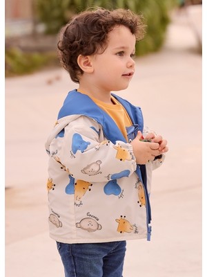 Mayoral Erkek Bebek Çift Taraflı Rüzgarlık Mavi - 01410