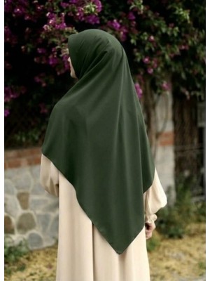 Fresco Scarfs Tesettür Hijab Medine Ipeği Eşarp 120x120 Kaktüs Yeşili
