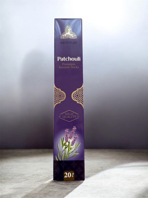 Mahur Paçuli Kokulu Tütsü Çubuğu – Yüksek Kalite, 20 Adet