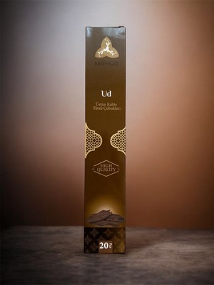 Mahur Oud (Ud) Kokulu Tütsü Çubuğu – Yüksek Kalite, 20 Adet