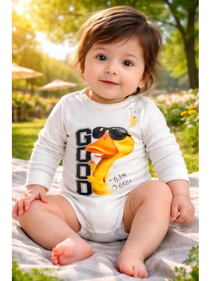 Almira Anne Bebek Bebek Erkek Uzun Kol Pamuklu Bady Günlük Rahat Giyim