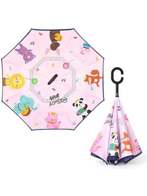 Ay Ege Sevimli Hayvanlar Şemsiye