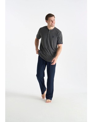 U.s. Polo Assn. 19029-B Erkek  Battal Pijama Takım 26Y