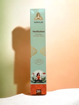 Mahur Meditation Kokulu Tütsü Çubuğu – Premium Kalite, 20 Adet