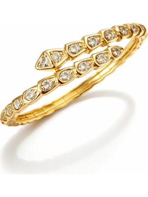 Venüs Design Çelik Taşlı Yılan Bileklik