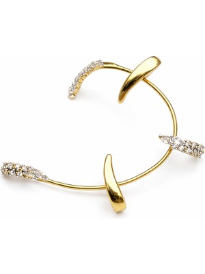 Venüs Design Çelik Taşlı Earcuff