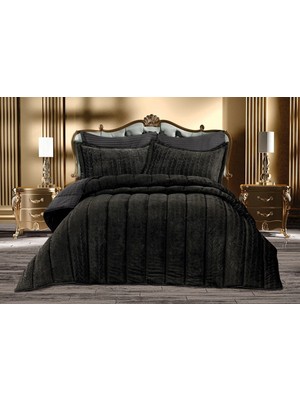 Goldroom Home Kadife Confort 6 Parça Çift Kişilik Uyku Seti 230*240