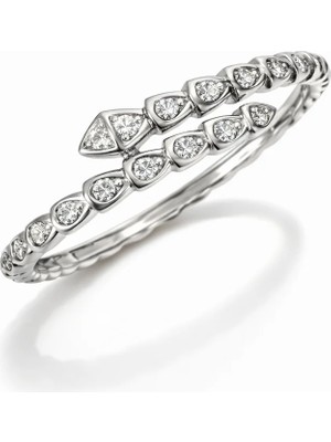 Venüs Design Çelik Taşlı Yılan Bileklik