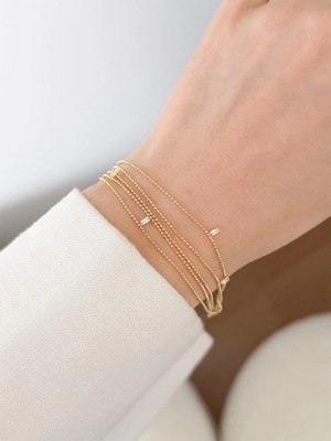 Venüs Design Çelik Çoklu Taşlı Bileklik