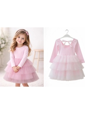 Sırt Detaylı Bayramlık Tütü Elbise