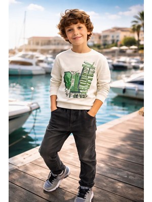 Almira Anne Bebek Erkek Çocuk Spor Takımı Siyah ve Mavi Renk Seçenekleriyle Rahat Giyim