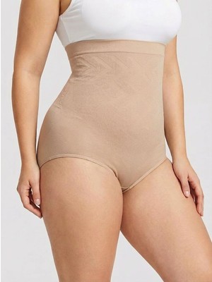 U&me Yüksek Bel Şekillendirici Slim Fit Kadın Korse Karın Toparlayıcı Inceltici Slip Ten