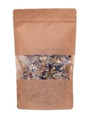 Home Kraft Pencereli Kilitli Doypack 20X30X10 cm - 1000 gr 50 Adet