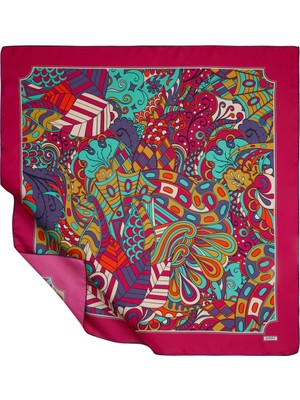 İpekevi Karnaval Tivil Ipek Eşarp