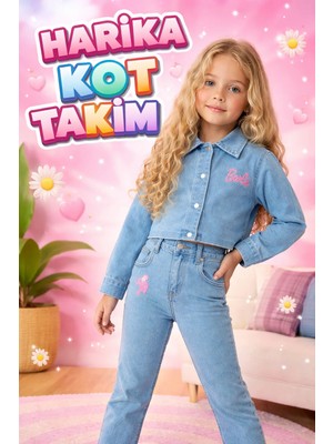 Almira Anne Bebek Kız Çocuk Kot Takımlar - Rahat ve Şık Günlük Giyim