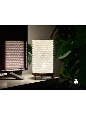 Bs3dcrafts.co Bal Peteği Desenli 3D Tasarım Modern Masa Lambası – Sıcak Işık Ortam Aydınlatma