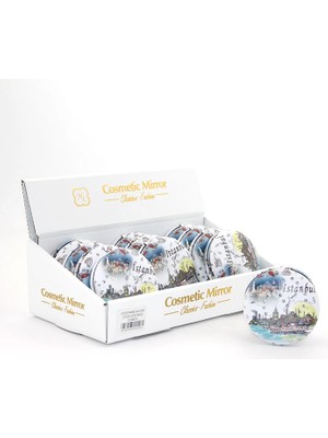 Selfbuysell Taşlı Istanbul Tasarımı El Aynası Kalın ALK2491