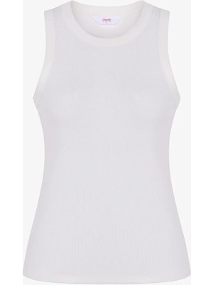 Penti Beyaz Halter Yaka Pamuklu Atlet