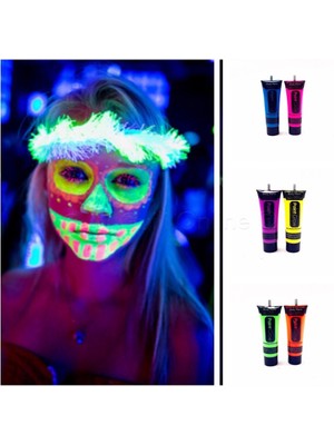 Selfbuysell Glow Boya Fosforlu Krem Boya 12 Adet (5324)