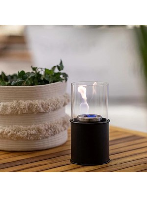 Starfire Table Top Masaüstü Dumansız Şömine – Kokusuz Gerçek Alev, Dekoratif Ambiyans