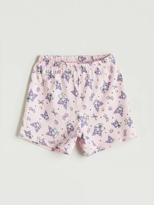 Lc Waikiki Yeni Sezon Beli Lastikli Kuromi Baskılı Kız Çocuk Pijama Alt