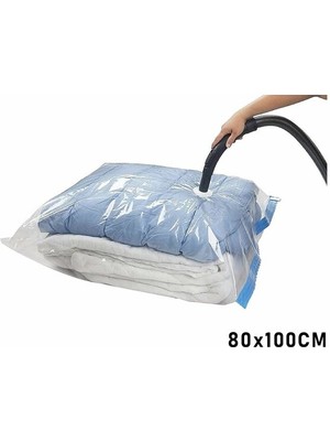 Selfbuysell 80X100 Xxl Vakumlu Poşet Hurç Bag (5324)