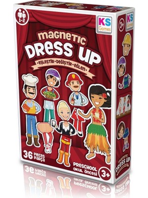 MD174 Nessiworld, Magnetic Dress Up - Eşleştir・değiştir・eğlen / +3 Yaş ARLSTRTCH-RSG3256