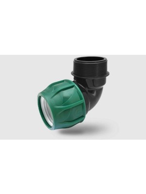 Epilons Mey Ithalat® Poelsan Siyah 20X1/2 Erkek Dirsek