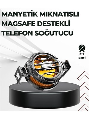 Telefon Soğutucu | LED Işık Efektli | Power Atlı | Sessiz Taşınabilir Model