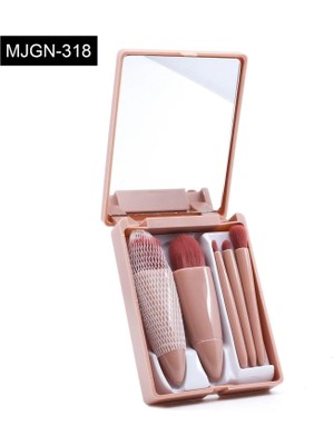 Nikaa Shop Aynalı Makyaj Fırça Seti
