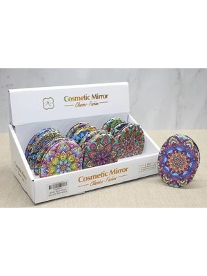 Nikaa Shop Taşlı El Aynası Oval Ince