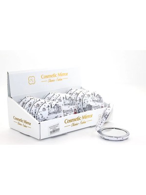 Selfbuysell Taşlı Istanbul Tasarımı El Aynası Kalın ALK2494