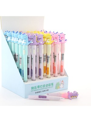 Selfbuysell 07 Uçlu Ledli Dinazor Tasarımlı Kalem