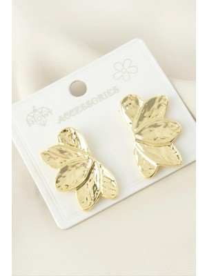 Marsilyan Çiçek Metal Küpe