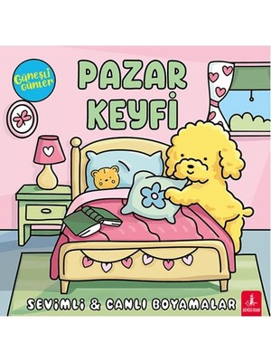 Büyülü Fener Yayınları Güneşli Günler - Pazar Keyfi - Sevimli Canlı Boyamalar