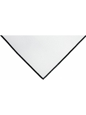 Siyah Biyeli Runner 45X150 Cm, Beyaz