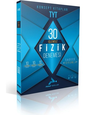 Paraf Tyt Işlemsiz Fizik 30 Deneme