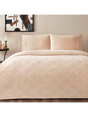 Jakar Soleya Çift Kişilik Pike Takımı Bej