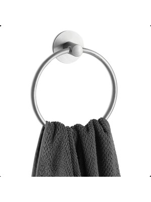 Tükenmez Kalem, 304 Paslanmaz Çelik Yapışkanlı Havlu Halkası, Paslanmaz Fırçalı Nikel Banyo Havlu Askısı, Delme Gerektirmeyen Mutfak ve Banyo Havlu Tutucu
